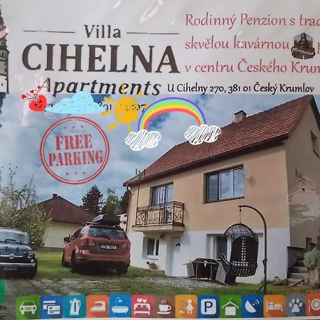 Villa Cihelna Apartments Český Krumlov المظهر الخارجي الصورة