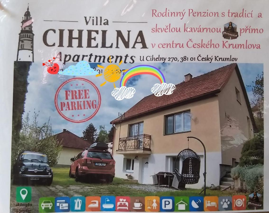 Villa Cihelna Apartments Český Krumlov المظهر الخارجي الصورة